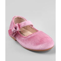 Cute Walk by Babyhug Ballerina with Velcro Closure - Pink