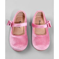 Cute Walk by Babyhug Ballerina with Velcro Closure - Pink