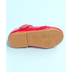 Cute Walk by Babyhug Velcro Closure Ballerina with Embellishment - Black