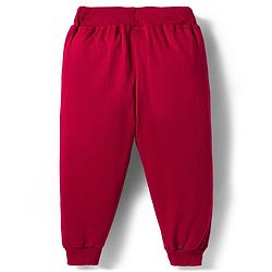 Babyhug Disney Terry Knit  Full Sleeves Sweatshirt and Track Pant Set with Minnie Mouse Graphic - Maroon