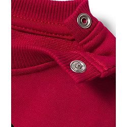 Babyhug Disney Terry Knit  Full Sleeves Sweatshirt and Track Pant Set with Minnie Mouse Graphic - Maroon