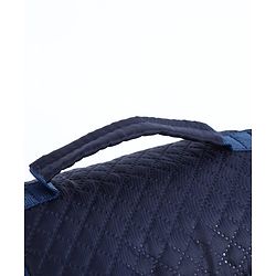 Babyhug 2-in-1 Quilted Sling cum Tote Diaper Bag for Travel - Spacious, Stylish, and Multifunctional| Adjustable Shoulder Strap| Insulated Bottle Pouches| Water Resistant| Carry Handle - Blue