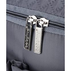 Babyhug 2-in-1 Quilted Sling cum Tote Diaper Bag for Travel - Spacious, Stylish, and Multifunctional| Adjustable Shoulder Strap| Insulated Bottle Pouches| Water Resistant| Carry Handle - Blue
