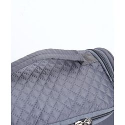 Babyhug 2-in-1 Quilted Sling cum Tote Diaper Bag for Travel - Spacious, Stylish, and Multifunctional| Adjustable Shoulder Strap| Insulated Bottle Pouches| Water Resistant| Carry Handle - Blue