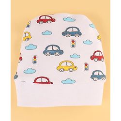 Babyhug Premium 100% Cotton Newborn Gift Set  11 Pcs Clothing Hamper Duck Print - Yellow| Jhabla, Bib, Wrapper, Mittens, Booties, 3 Wash cloths & 2 Nappies| Gift Set for New Born Boys & Girls