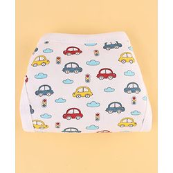 Babyhug Premium 100% Cotton Newborn Gift Set  11 Pcs Clothing Hamper Duck Print - Yellow| Jhabla, Bib, Wrapper, Mittens, Booties, 3 Wash cloths & 2 Nappies| Gift Set for New Born Boys & Girls