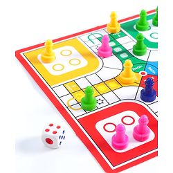 Babyhug Educational 5 In 1 Business Strategy Board Game for Kids|2-6 Players|Dice, Money&Cards Included|Portable&Lightweight|Group Activity for Brain Development|5+ Yrs|Ideal Gift|BIS Certified