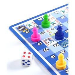 Babyhug Educational 5 In 1 Business Strategy Board Game for Kids|2-6 Players|Dice, Money&Cards Included|Portable&Lightweight|Group Activity for Brain Development|5+ Yrs|Ideal Gift|BIS Certified