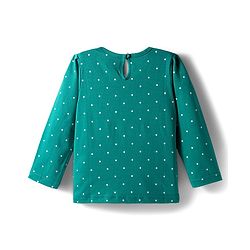 Babyhug 100% Cotton Knit Full Sleeves T-Shirts with Snowflakes & Reindeer Print Pack of 3 - Green Red & Navy Blue