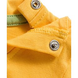 Babyhug 100% Cotton Knit Full Sleeves T-Shirts with Dino Print Pack of 3 - Yellow Light Green & White