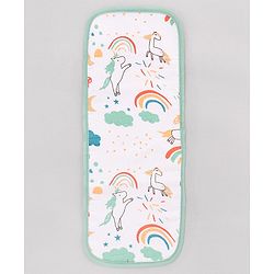 Babyhug 100% Cotton Muslin Burp Cloth Pack of 2  Multicolor| Ultra Soft| High Absorbency| Machine Washable| For Feeding & Diapering| Double Layer