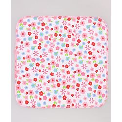 Babyhug 100% Cotton Muslin Burp Cloth Pack of 10  Multicolor| Ultra Soft| High Absorbency| Machine Washable| For Feeding & Diapering