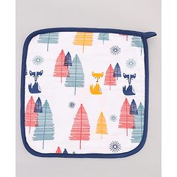 Babyhug 100% Cotton Muslin Burp Cloth Pack of 5 -  Multicolor| Ultra Soft| High Absorbency| Machine Washable| For Feeding & Diapering