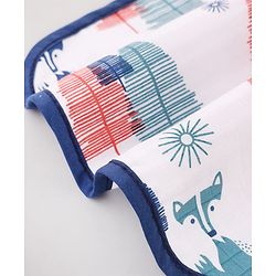 Babyhug 100% Cotton Muslin Burp Cloth Pack of 5 -  Multicolor| Ultra Soft| High Absorbency| Machine Washable| For Feeding & Diapering