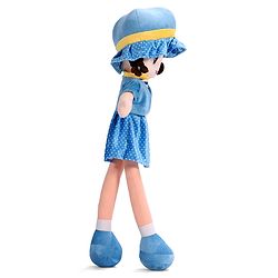 Babyhug Winky Doll with Cute Dress, Matching Hat & Stitched Shoes Height 80 cm - Pink| Ideal Snuggle Toy| Safe & Interactive| Removable Dress| Imaginative Play & Storytelling| BIS Certified