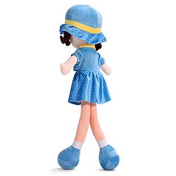 Babyhug Winky Doll with Cute Dress, Matching Hat & Stitched Shoes Height 80 cm - Pink| Ideal Snuggle Toy| Safe & Interactive| Removable Dress| Imaginative Play & Storytelling| BIS Certified