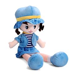 Babyhug Winky Doll with Cute Dress, Matching Hat & Stitched Shoes Height 80 cm - Pink| Ideal Snuggle Toy| Safe & Interactive| Removable Dress| Imaginative Play & Storytelling| BIS Certified