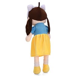 Babyhug 70cm Daisy Doll with Cute Dress & Stitched Shoes - Yellow| Ideal Snuggle Toy| Super Soft Fabric| Cuddle & Travel Partner| Toddler Gifting| BIS Certified| Room & Car Decor