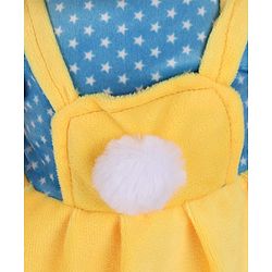 Babyhug 70cm Daisy Doll with Cute Dress & Stitched Shoes - Yellow| Ideal Snuggle Toy| Super Soft Fabric| Cuddle & Travel Partner| Toddler Gifting| BIS Certified| Room & Car Decor