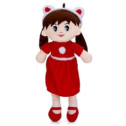 Babyhug 70cm Daisy Doll with Cute Dress & Stitched Shoes - Yellow| Ideal Snuggle Toy| Super Soft Fabric| Cuddle & Travel Partner| Toddler Gifting| BIS Certified| Room & Car Decor