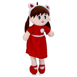 Babyhug 70cm Daisy Doll with Cute Dress & Stitched Shoes - Yellow| Ideal Snuggle Toy| Super Soft Fabric| Cuddle & Travel Partner| Toddler Gifting| BIS Certified| Room & Car Decor