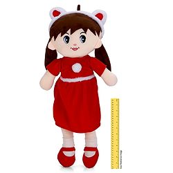 Babyhug 70cm Daisy Doll with Cute Dress & Stitched Shoes - Yellow| Ideal Snuggle Toy| Super Soft Fabric| Cuddle & Travel Partner| Toddler Gifting| BIS Certified| Room & Car Decor