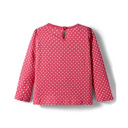 Babyhug 100% Cotton Knit Full Sleeves T-Shirts with Polka Dots & Floral Print Pack of 3 - Multicolor