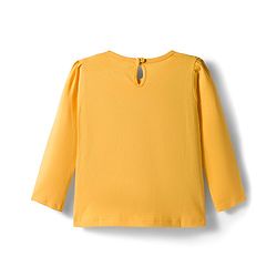 Babyhug 100% Cotton Knit Full Sleeves T-Shirts with Mamas Girl Text Print Pack of 3 - Pink Navy Blue & Yellow