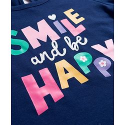 Babyhug 100% Cotton Knit Full Sleeves T-Shirts with Text & Heart Print Pack of 3 - Red White & Navy Blue