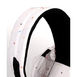 Babyhug Multipurpose Spacious Diaper Backpack Star Print - White| Adjustable Shoulder Strap|Insulated Bottle Pouch|Smart Back Zipper| Wipes Dispenser|Fishmouth Opening|Stylish Design|Attach to Trolley