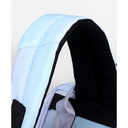 Babyhug Multipurpose Spacious Diaper Backpack Star Print - White| Adjustable Shoulder Strap|Insulated Bottle Pouch|Smart Back Zipper| Wipes Dispenser|Fishmouth Opening|Stylish Design|Attach to Trolley