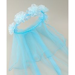 Babyhug Floral Applique Headband - Blue