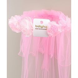 Babyhug Floral Applique Headband - Blue