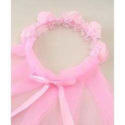 Babyhug Floral Applique Headband - Blue
