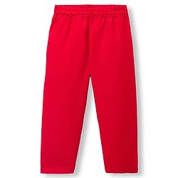 Babyhug Cambric Woven Full Sleeves Kurta Pajama Set with Embroidered Jacket - Red