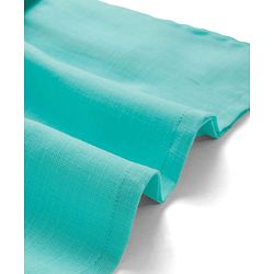 Babyhug Cambric Woven Full Sleeves Kurta Pajama & Jacket Set With Sequin Detailing - Aqua
