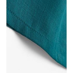 Babyhug Cambric Woven Full Sleeves Kurta Pajama & Jacket Set With Floral Print - Teal Blue