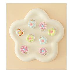 Babyhug Flower Shaped Hair Clips Pack of 10 - Multicolor