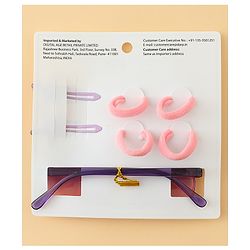 Babyhug Hair Accessories Combo Set of 3 Free Size - Light Purple