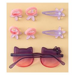 Babyhug Hair Accessories Combo Set of 3 Free Size - Light Purple