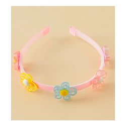 Babyhug Hair Bands with Butterfly & Floral Applique Pack of 2 Free Size - Multicolor