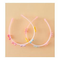 Babyhug Hair Bands with Butterfly & Floral Applique Pack of 2 Free Size - Multicolor