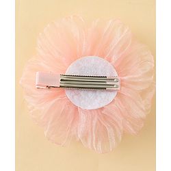 Babyhug Hair Clips With Floral Applique Pack of 1 - Cream