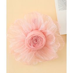 Babyhug Hair Clips With Floral Applique Pack of 1 - Cream