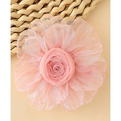 Babyhug Hair Clips With Floral Applique Pack of 1 - Cream