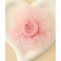 Babyhug Hair Clips With Floral Applique Pack of 1 - Cream