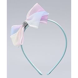 Babyhug Hair Bands With Floral & Bow Applique Pack of 2 - Multicolor