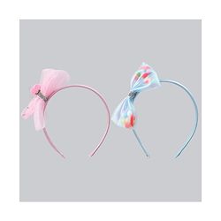 Babyhug Hair Bands with Bow Applique Pack of 2  - Multicolor