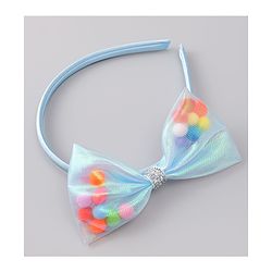 Babyhug Hair Bands with Bow Applique Pack of 2  - Multicolor