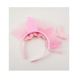 Babyhug Hair Bands With Floral & Marine Collection Applique - Pink